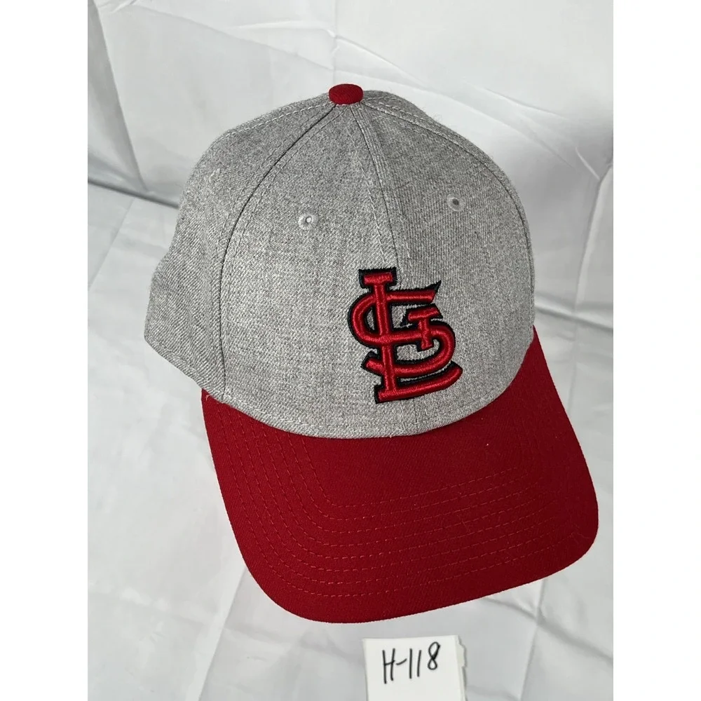 Saint Louis Cardinals Hat Cap‎ Adjustable Red Gray Pre-Owned